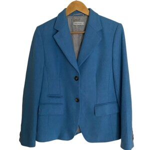 Rene Lezard Blue Wool Blazer 38